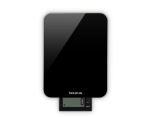 Taurus Kitchen Scale Battery Operated Glass Black 10KG 3V "effortless Lcd" - 990724