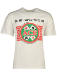 White Ace Printed T-Shirt - XL White