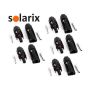 Solarix MC4 Solar Connectors Male And Female Pack Of 5 Sets - Compatible With 4MM 6MM Single Core Solar Photovoltaic Pv Cable Rated Current. 30A. R