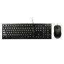 Kb Combo Wired Keyboard + Mouse Bk