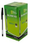 Ballpoint Pens Crystal Barrel T-pen Black - Box Of 50
