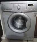 LG 6KG Metallic Silver Front-loader Washing Machine