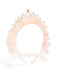 Kids Pink Ballerina Tutu Frill Tiara Headband