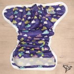 Funky Clouds – Osfm Velcro Pul Cover