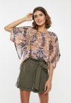 Edit Volume Sleeve Blouse - Multi