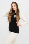 French Zip Up Hooded Stretchy Tracksuit Sweatsuit Set With Pockets
