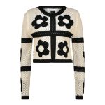 Flower Crochet Crop Sweater