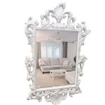 Antique White Mirror 106X84CM LT25682
