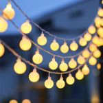1PC Sphere String Lights Battery Operated Indoor Fairy Lights Outdoor Indoor String Lights For Backyard Patio Garden Party Bedro