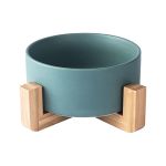 Ceramic Hydroponic Planter With Stand Compatible With Herbs