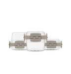 Fresha Lockit Square Sml Med 9-PIECE Set Modular FOOD STORAGE