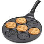 7-HOLE Smile Face Non-stick Breakfast Pan