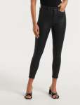Bell A Cropped High-rise Sculpting Jeans - 16 Coated Black