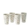 - Terrazzo Bamboo Fibre 4 Pack Tumblers