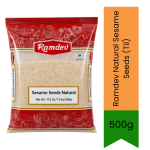 Natural Sesame Seeds Til - Premium Pure Natural Whole Seeds For Sweets Baking Cooking & Garnishing Delivers Authentic Nutty Flav
