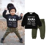 Aint No Mama Like The One I Got Long Sleeve Crew Top And Pants