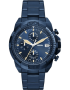 Fossil Bronson Chronograph Navy Stainless Steel Men's Watch FS5916