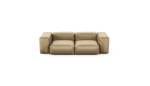Two Module Sofa - Velvet - Caramel - 230CM X 115CM