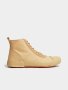 Superga Mens Canvas Logo Beige Boots