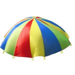 2M Children Outdoor Game Exercise S Toys Rainbow Umbrella Parachute