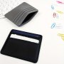 Sleek MINI Card Wallet - Stylish Solid Color Clutch Coin Purse Lightweight & Secure Daily Use Case