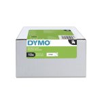 Dymo D1-TAPE Big Pack 10 Tapes 19MM X 7M Black On White