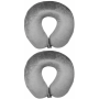 Memory Foam Travel Pillow - 2 Pack