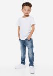 Relaxed Tapered Fit Jeans - Blue
