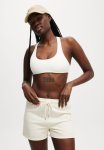 Cotton On Ultra Soft Curved Hem Crop - Coconut Milk