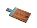 Small Handled Serving Board Pebble Stone Blue