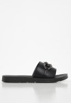 Madison Caroline Chain Strap Slide - Black