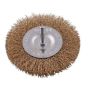 Tork Craft - Wire Wheel Brush 100MM X 6MM Shaft Blister - 8 Pack