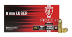 Fiocchi 9MMP 124GR Fmj Ammo 50