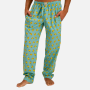 Mens Lounge Pants - Bananas Blue - M 32-34