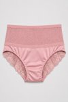 Ladies High Waisted Tummy Control Panties With Lace Detail