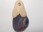 Agate Fimo Pendant