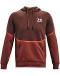 Men's Ua Rival Fleece Amp Hoodie - Cinna Red XL