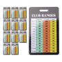 Kvmorze Golf Club Range Chart Card Golf Club Distance And Rules Card Golf Yardage Card Golf Gifts Golf Accessories For Seasoned Golfers Average Or