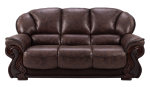 Portofino 3 Seater Couch Brown