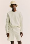Regular Fit Sweatshorts - Cream