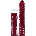 Diva Calf Watch Strap In Marsala Shiny - 18MM