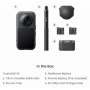 X6 8K 360 Action Camera Essentials Bundle Black