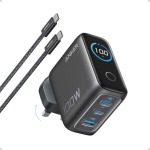 ANKER 3 Port Pd Wall Charger With Display 100W Grey