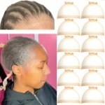 10 20PCS Sheer HD Wig Caps For Women - Ultra-thin Nylon Stocking Caps For Lace Front Wigs Hair Care Accessories