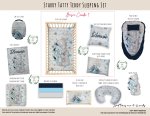 Cot Duvet Bedding Starry Tatty Teddy Sleeping Set