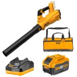 Ingco - Lithium Ion Cordless Blower With Charger 6.0AH Battery And Toolbag