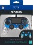 Nacon Wired Illuminated Compact Controller For PS4 Clear Blue