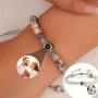 Customized Personalized Photo Projection Bracelet With Multi Color Beads Design Creative Gifts For Women