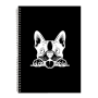 Boston Terrier Dogs Gift Idea Writing Book Notepad Notebook A4 503