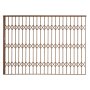 Alu-glide Security Gate Type 30 3000 W X1950-2150 H Bronze Xpanda